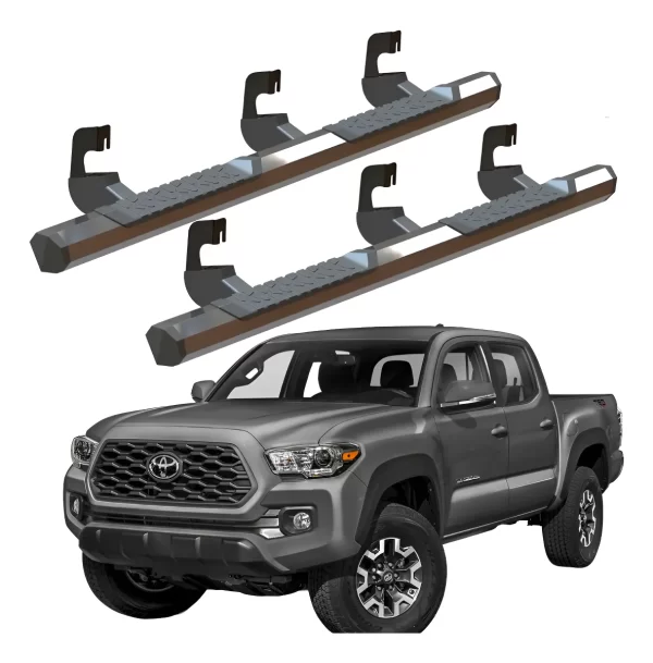 Estribos Serie 700 Toyota Tacoma 2005 - 2023 Doble Cabina