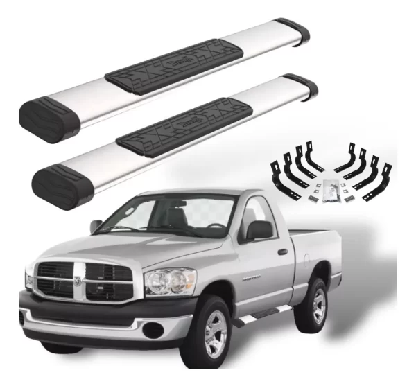 Estribos Bronx Dodge Ram Cabina Sencilla 2009 - 2019 Cromo