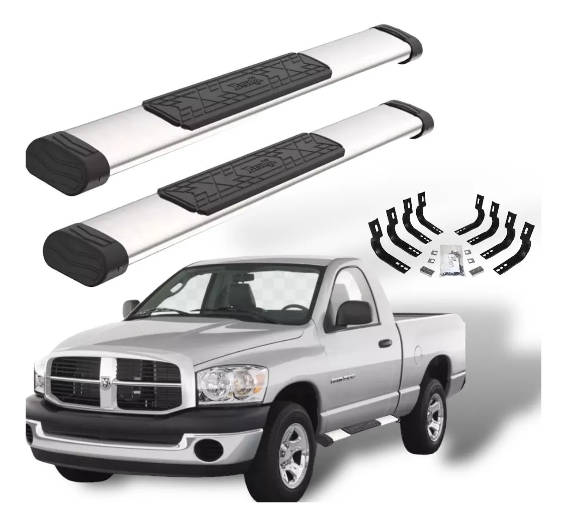 Estribos Bronx Dodge Ram Cabina Sencilla 2009 - 2019 Cromo - Image 1