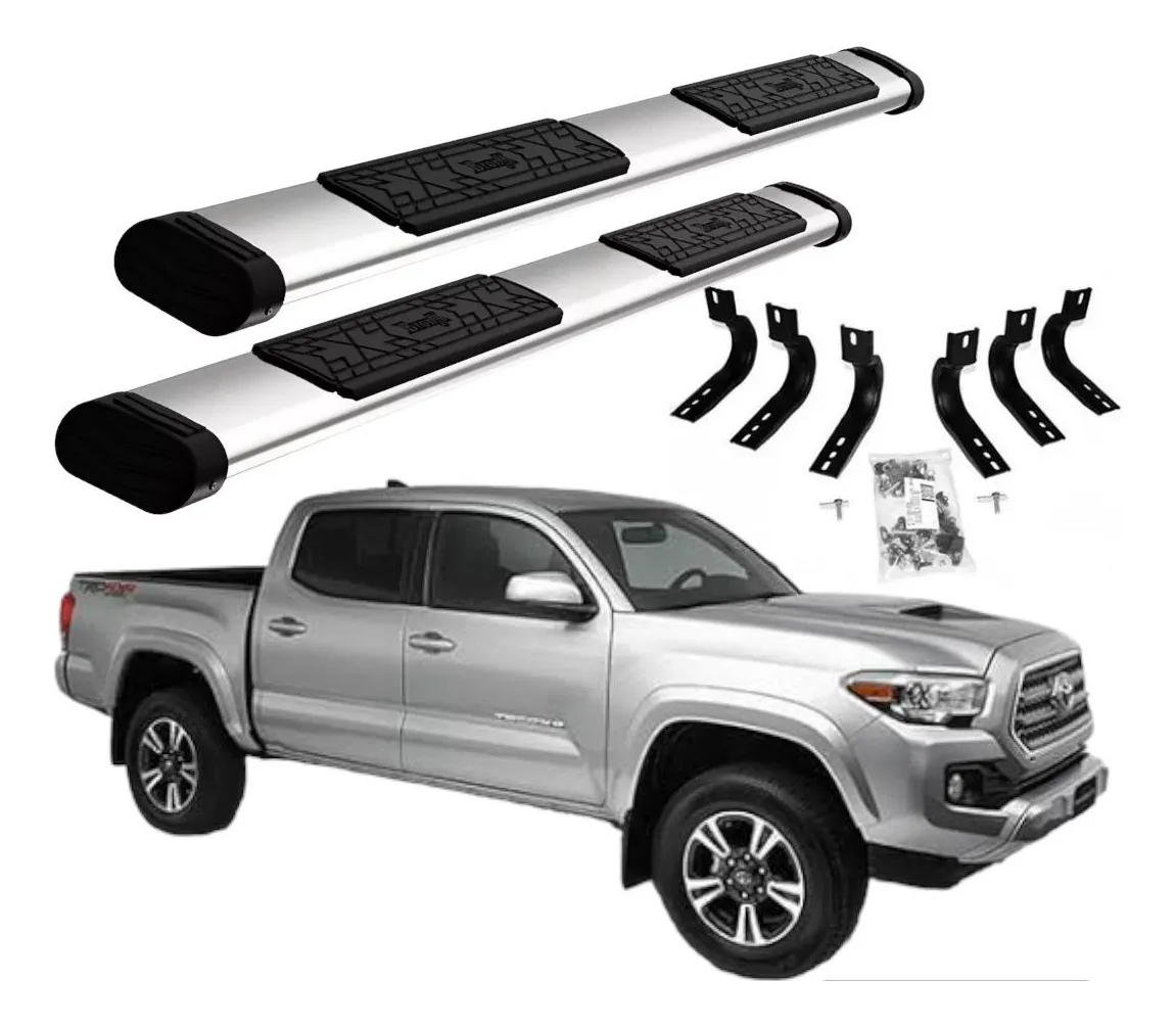 Estribos Bronx Toyota Tacoma Doble Cabina 2006 - 2022 Cromo - Image 1