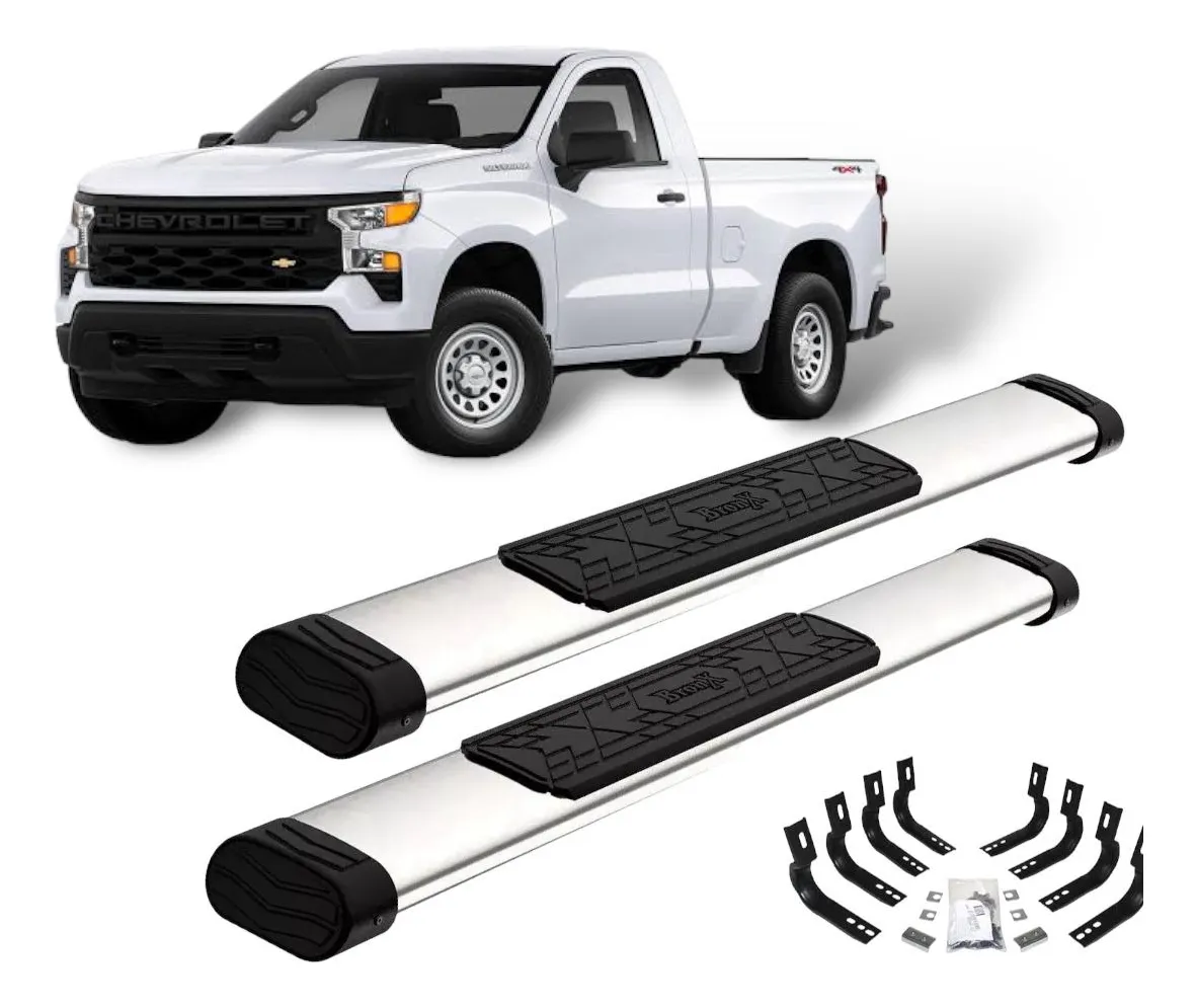 Estribos Bronx Chevrolet Silverado Cabina Sencilla 2007-2013 - Image 1