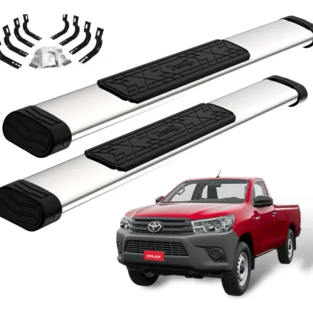 Estribos Bronx Toyota Hilux Cabina Sencilla 2013-2015 Cromo