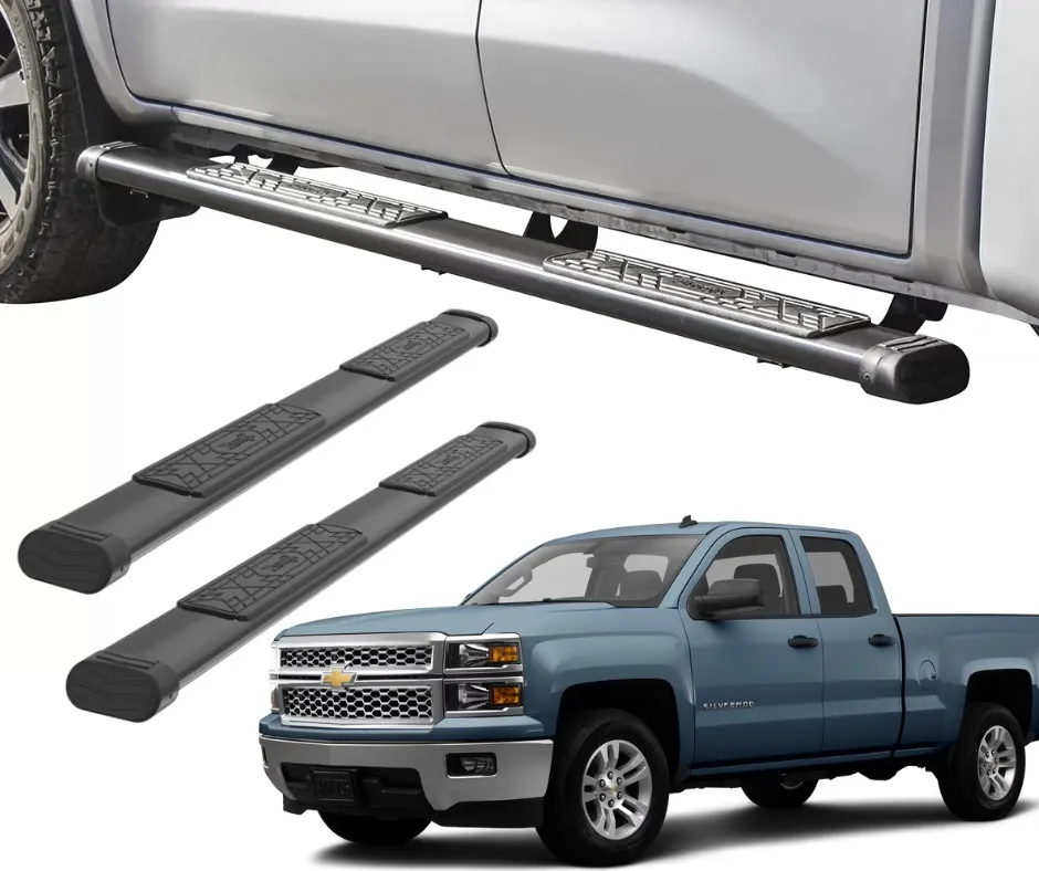 Estribos Chevrolet Silverado Cabina Y Media 2014 - 2018 Brx - Image 1