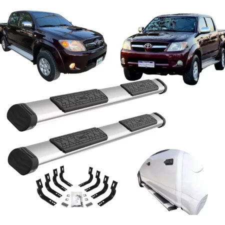 Estribos Bronx Toyota Hilux Doble Cabina 2006-2011 Cromo