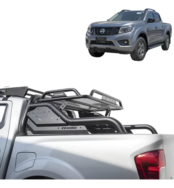 Roll Bar Cargo C/ Canastilla Nissan Np300 2016 2024 Go Rhino