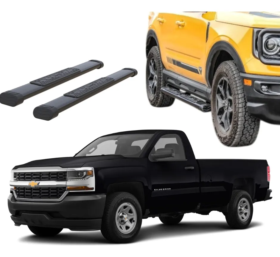 Estribos Silverado Cheyenne 2007 - 2013 Cabina Sencilla - Image 1