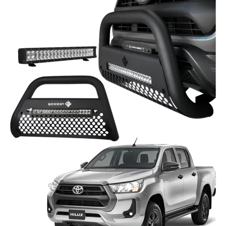 Kit Burrera Ultra Bar Toyota Hilux 2023 + Barra Luz Led