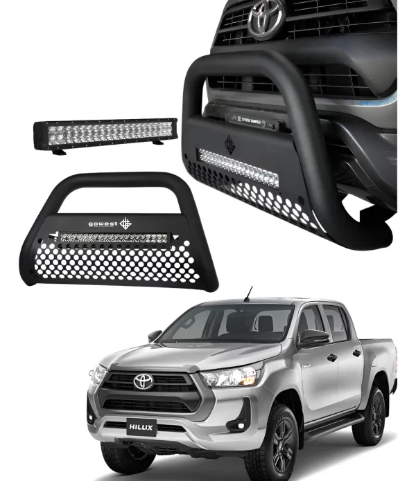 Kit Burrera Ultra Bar Toyota Hilux 2023 + Barra Luz Led