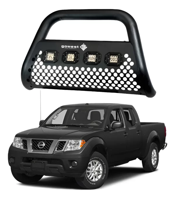 Tumba Burros Ultra Bar Nissan Frontier V4 2011-2015 4 Focos