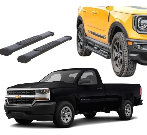 Estribos Chevrolet Silverado 2016 - 2018 Cabina Sencilla