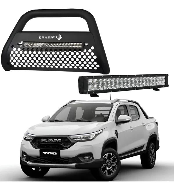 Kit Burrera Ultra Bar Ram 700 2014-2020 Dob Cab + Barra Led