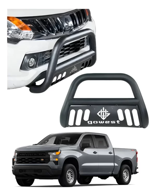Burrera Protector Bar Negra Chevrolet Silverado 2019 - 2022