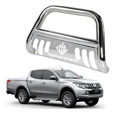 Tumba Burros Protector Bar Mitsubishi L200 16-19 Inox