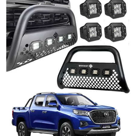 Combo Burrera Para Changan Hunter 2024 + 4 Luces Led