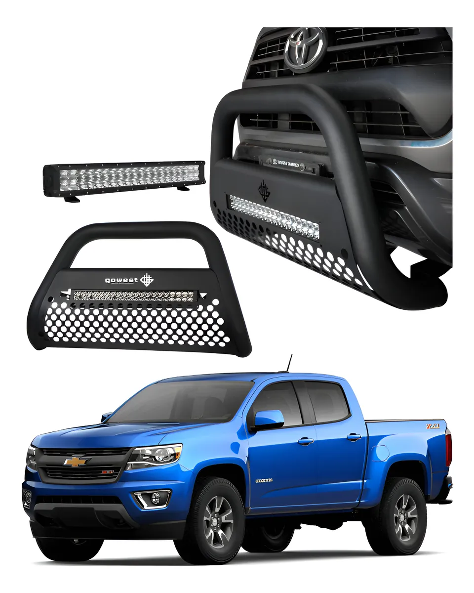 Kit Burrera Ultra Bar Chevrolet Colorado 16 - 20 + Barra Led - Image 1