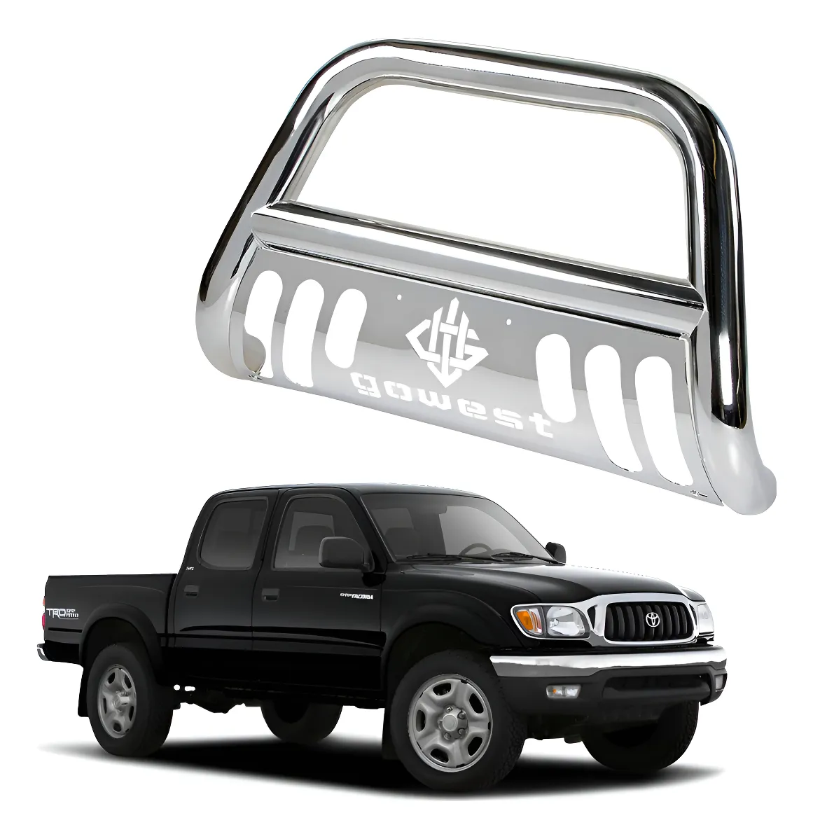 Burrera Protector Bar Cromada Toyota Tacoma 1995 - 2004 - Image 1