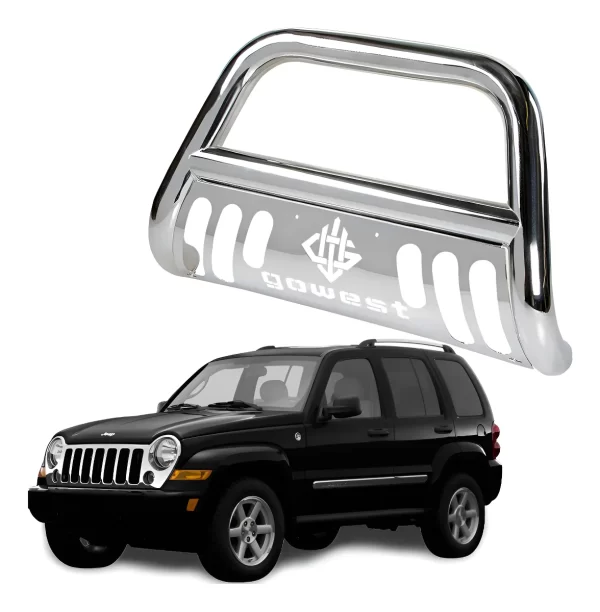 Burrera Protector Bar Cromada Jeep Liberty 2002 - 2004