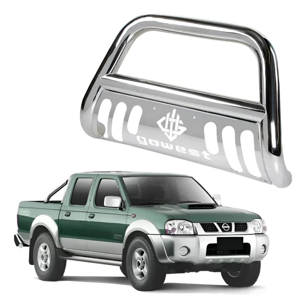 Burrera Protector Bar Cromada Nissan D22 Gasolina 2009-2015
