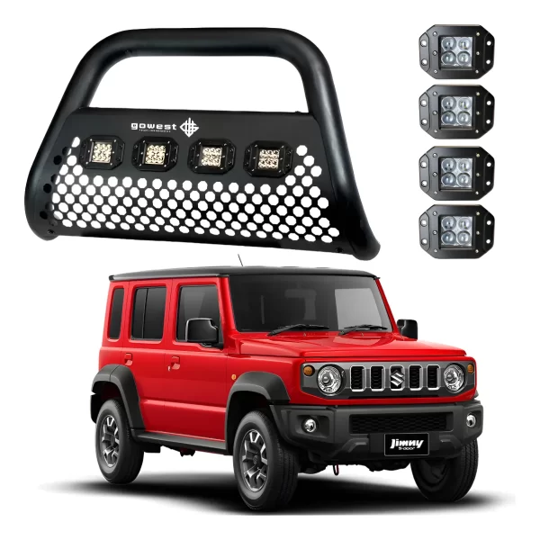 Kit Burrera Ultra Bar Suzuki Jimny 2021 - 2024 + 4 Faros Led