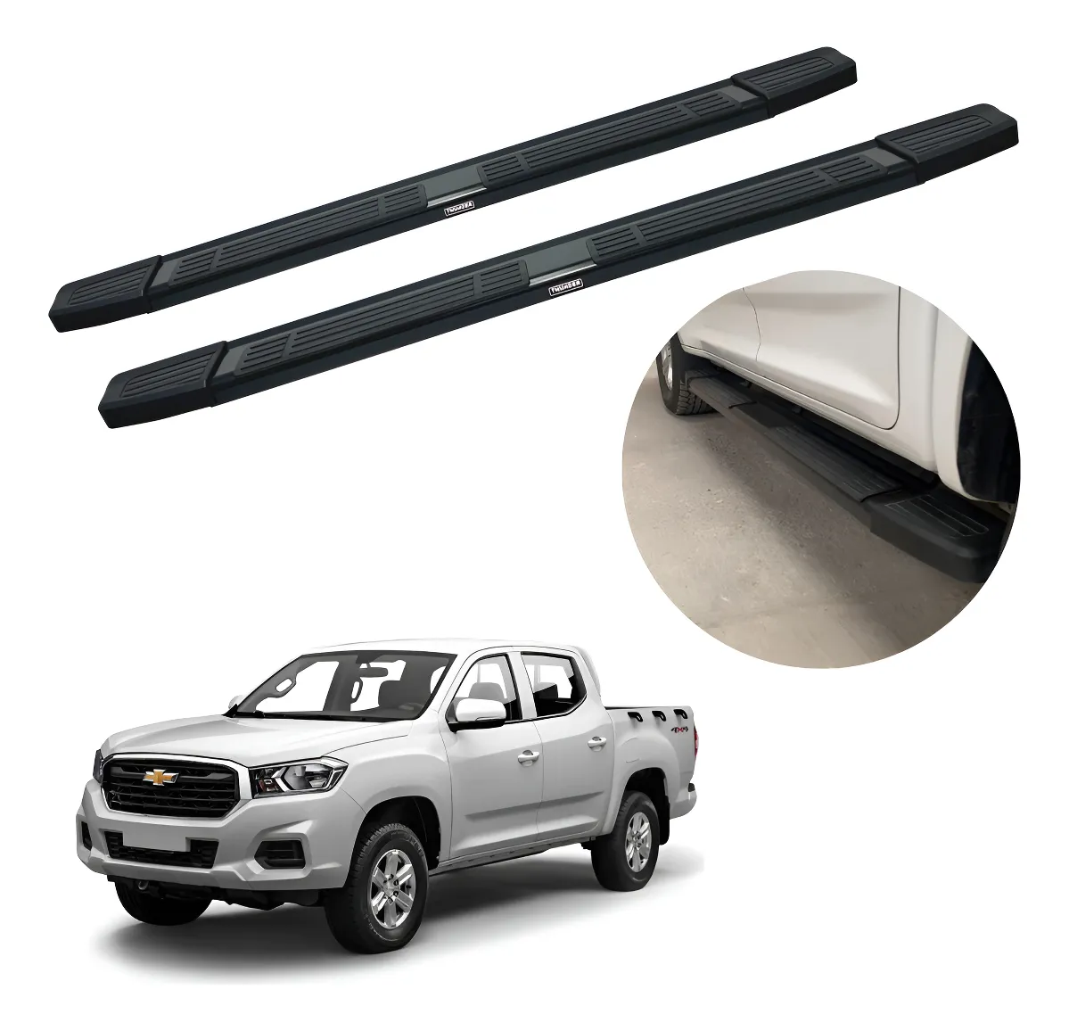 Estribos Mg Para Chevrolet S10 Max 2022 -2024 Doble Cabina - Image 1
