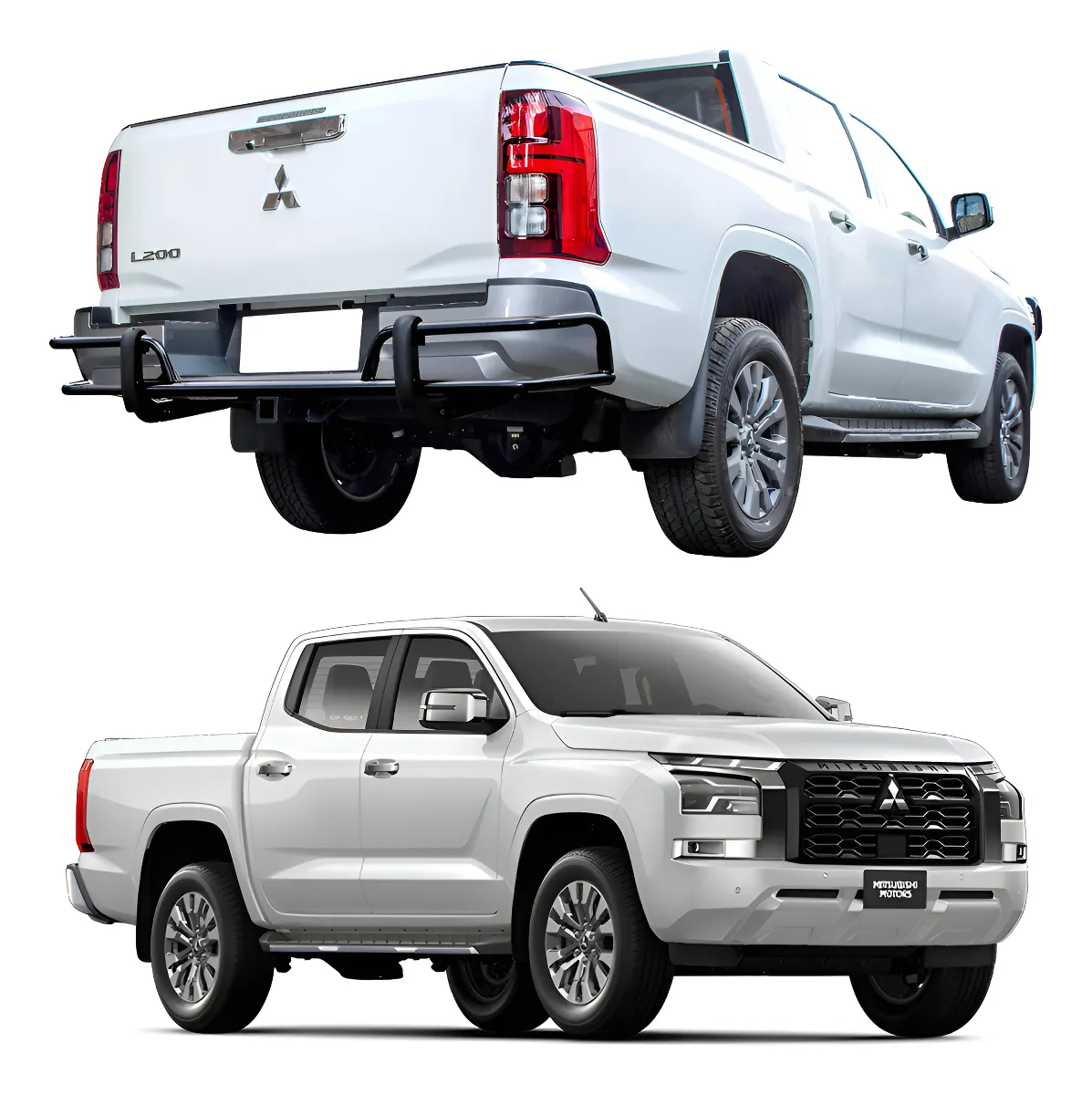 Bumper Trasero Compatible Con Mitsubishi L200 2025 - Image 1