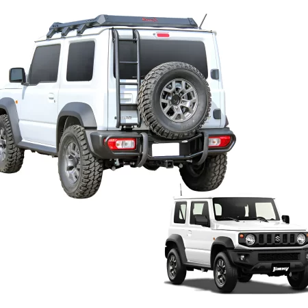 Bumper Trasero C/ Tiron Para Suzuki Jimny 2021 - 2025 Bronx
