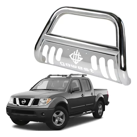 Centro De Burrera Protector Bar Cromada Frontier 2001 - 2007