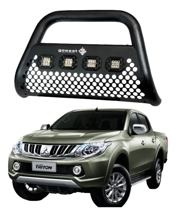 Burrera Ultra Bar Mitsubishi L200 2008-2015 4 Focos