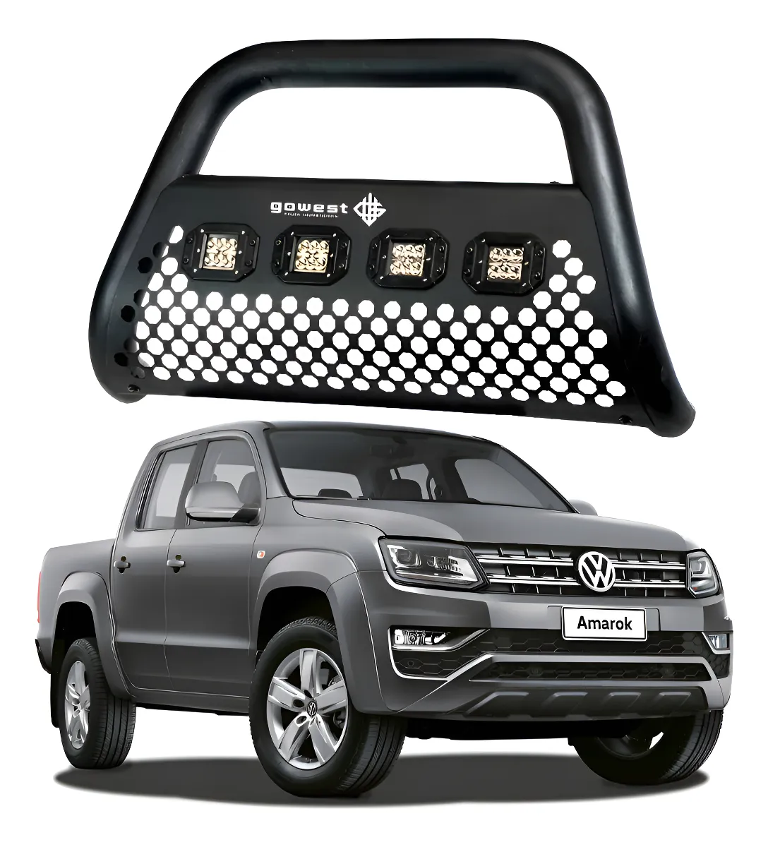 Tumba Burros Ultra Bar Volkswagen Amarok 2010-2020 4 Faros - Image 1
