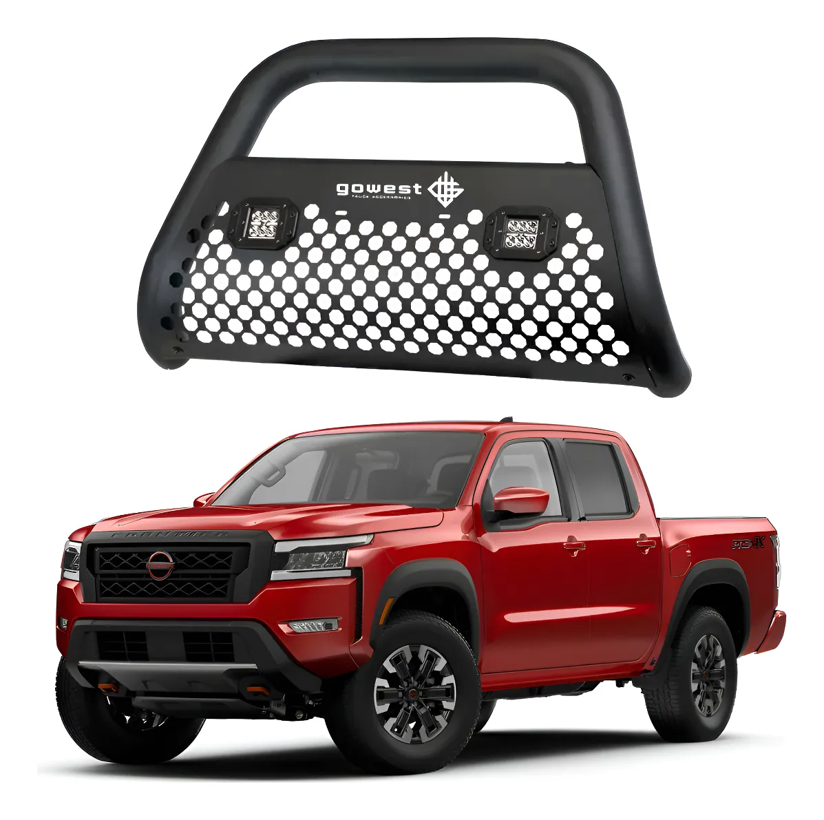 Burrera Ultra Bar 2 Faros Nissan Frontier Np300 2016 - 2022 - Image 1