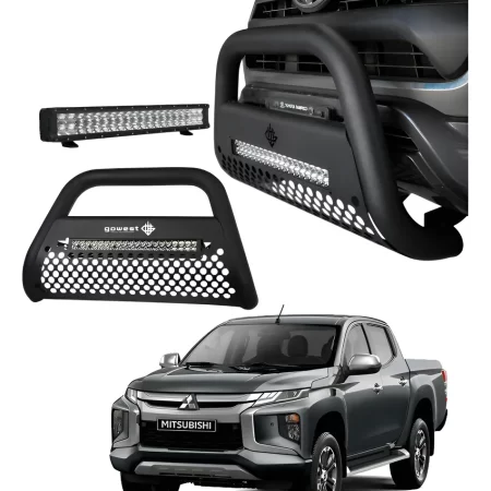 Burrera Ultra Bar Mitsubishi L200 2020-2023 Combo Barra Led
