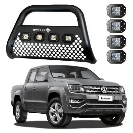 Kit Burrera Ultra Bar Volkswagen Amarok 2010 - 2020 + 4 Led