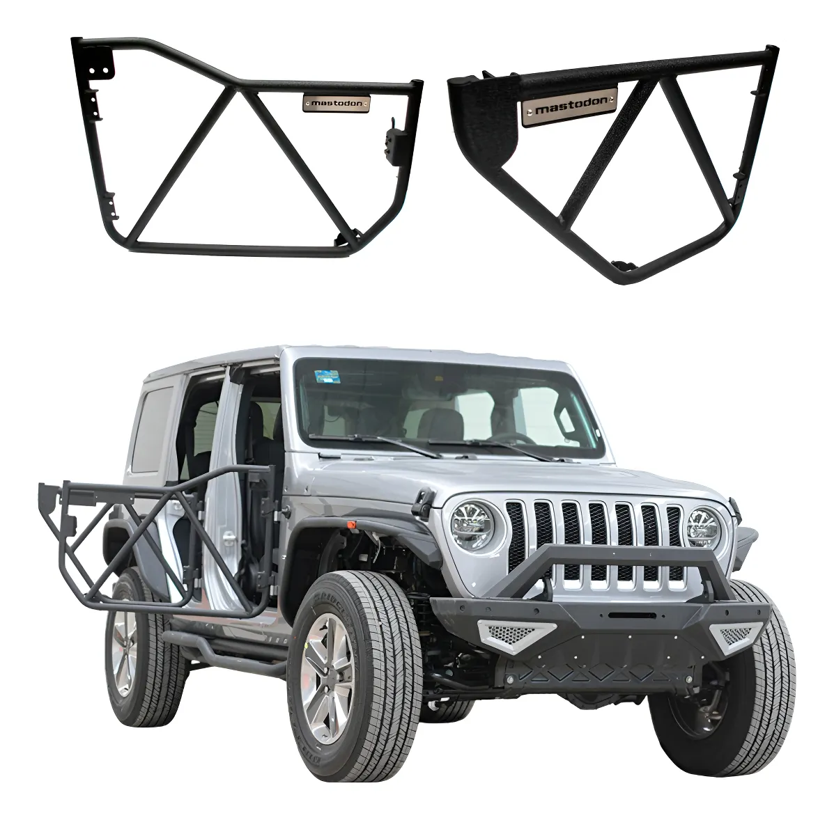 Set Puertas Tubulares Jrz Jeep Jl 2019 - 2023 Mastodon - Image 1