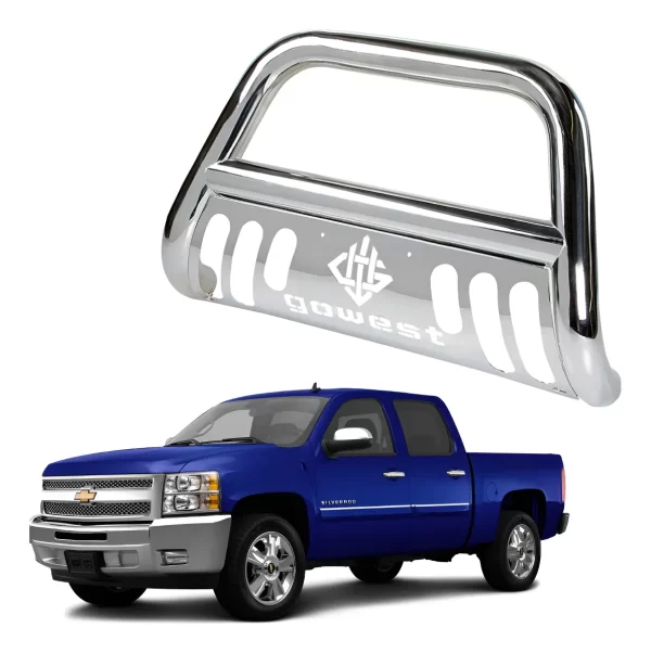 Burrera Protector Bar Cromada Chevrolet Silverado 2007-2013