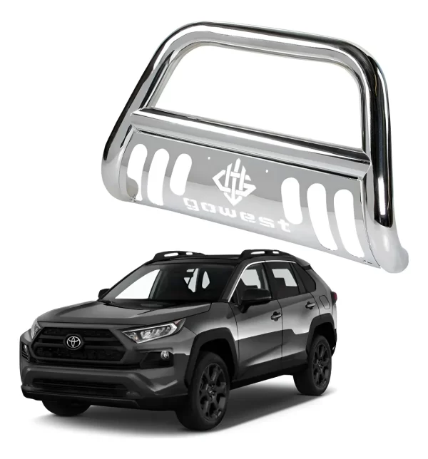 Burrera Protector Bar Cromada Toyota Rav4 2019 - 2022 +