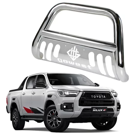 Burrera Protector Bar Cromada Toyota Hilux Platinum 2023