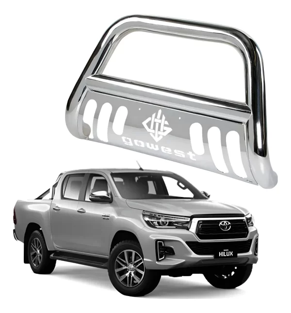 Burrera Protector Bar Toyota Hilux Platinum 2019-2020 Cromo