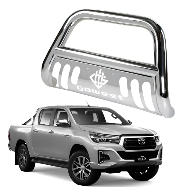 Burrera Protector Bar Toyota Hilux Platinum 2019-2020 Cromo