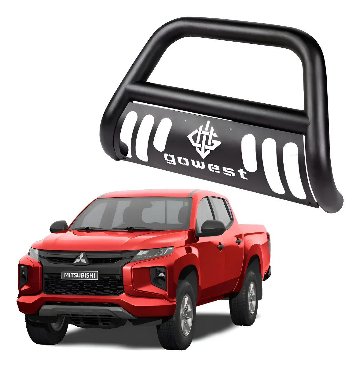 Burrera Protector Bar Negra Mitsubishi L200 2020 - 2022 + - Image 1