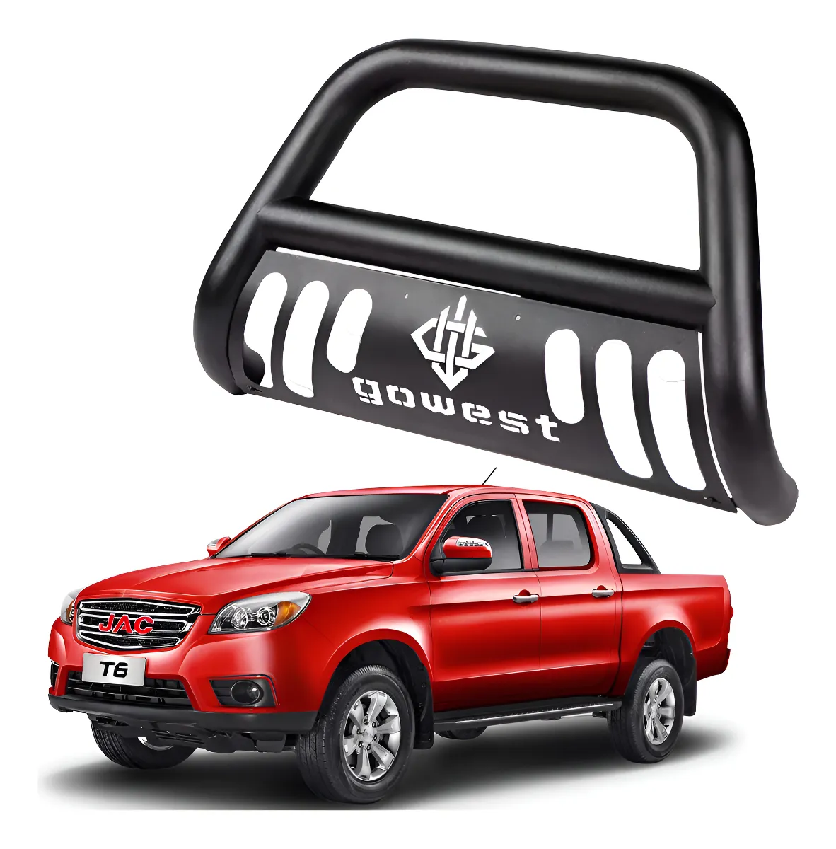 Burrera Protector Bar Negra Jac Frison T6 2019 - 2022 + - Image 1