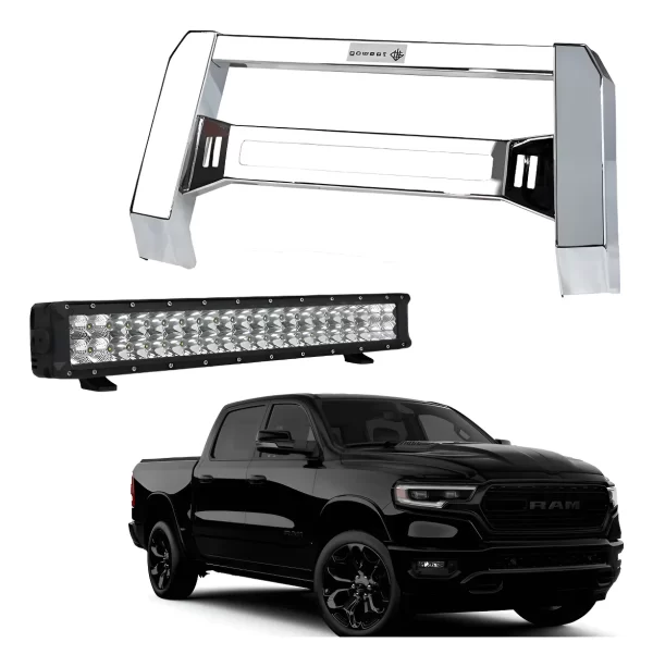 Kit Burrera Baja Bar Ram 1500 Limited 2019-2022 + Barra Led