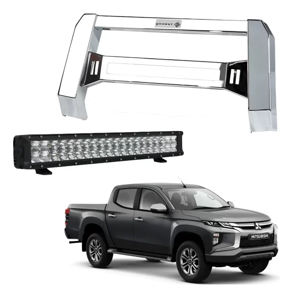 Kit Burrera Baja Bar Mitsubishi L200 2020 - 2022 + Barra Led
