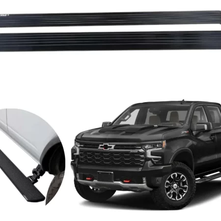 Estribos Electricos Para Chevrolet Silverado 2019-24 Dob Cab