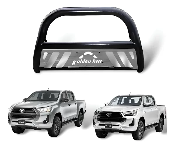 Tumbaburros Toyota Hilux Gas/die 2016 - 2023 C/porta Placa