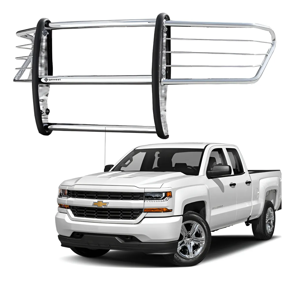 Burrera Euroguard Inoxidable Chevrolet Silverado 2014 - 2018 - Image 1