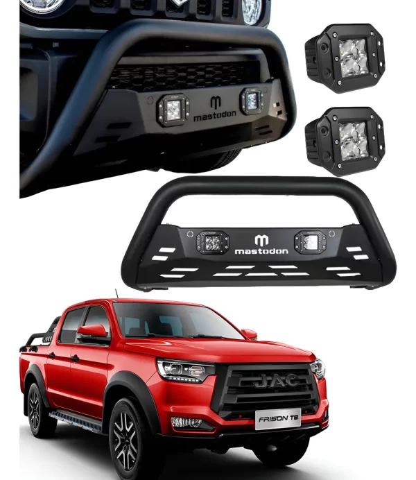 Kit Burrera Rage Para Jac Frison T8 2020 - 2024 + 2 Luz Led