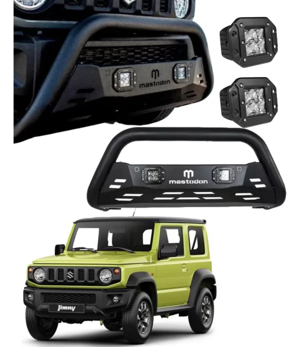 Kit Burrera Rage Para Suzuki Jimny 2021 - 2024 + 2 Luces Led