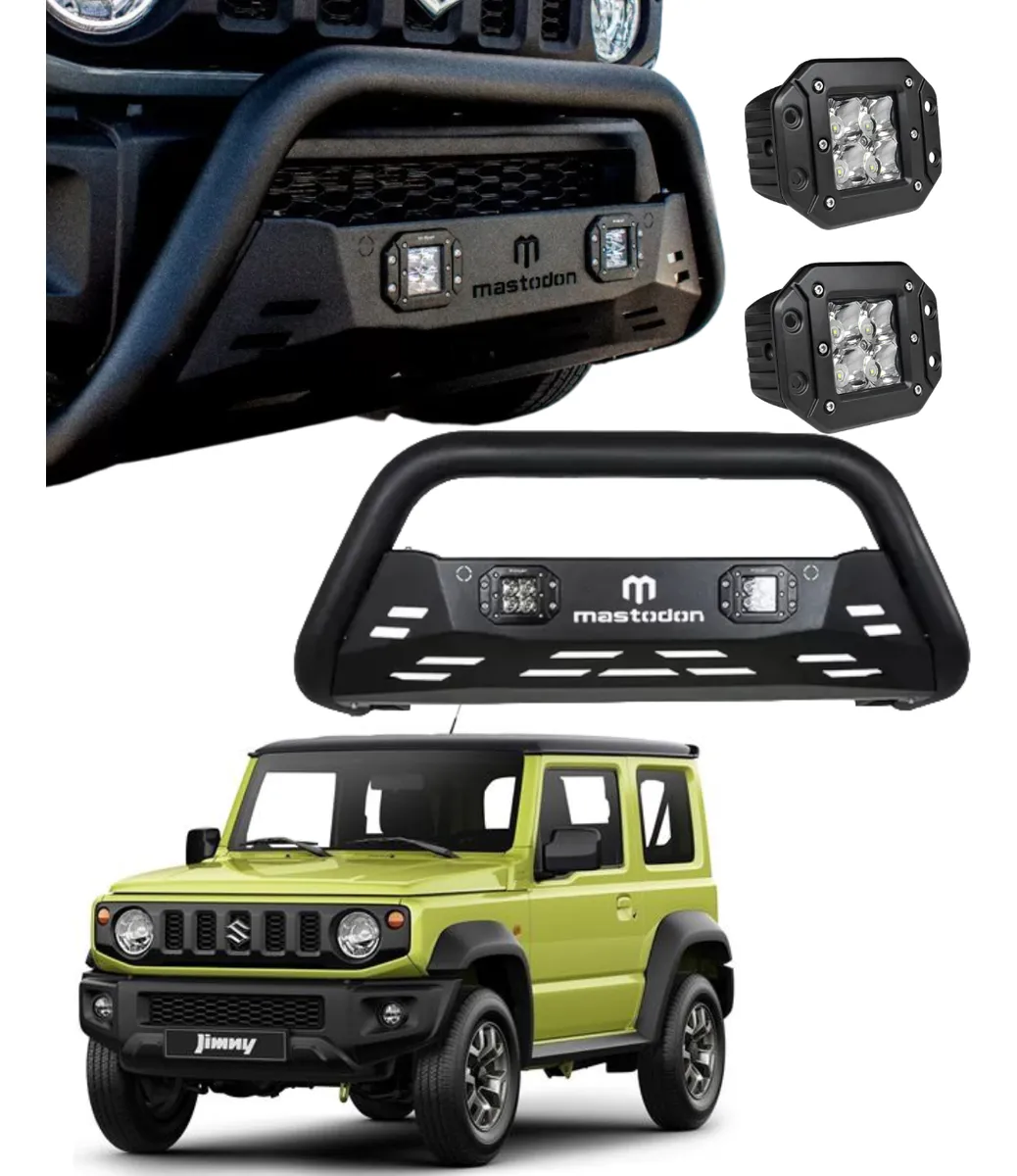 Kit Burrera Rage Para Suzuki Jimny 2021 - 2024 + 2 Luces Led - Image 1
