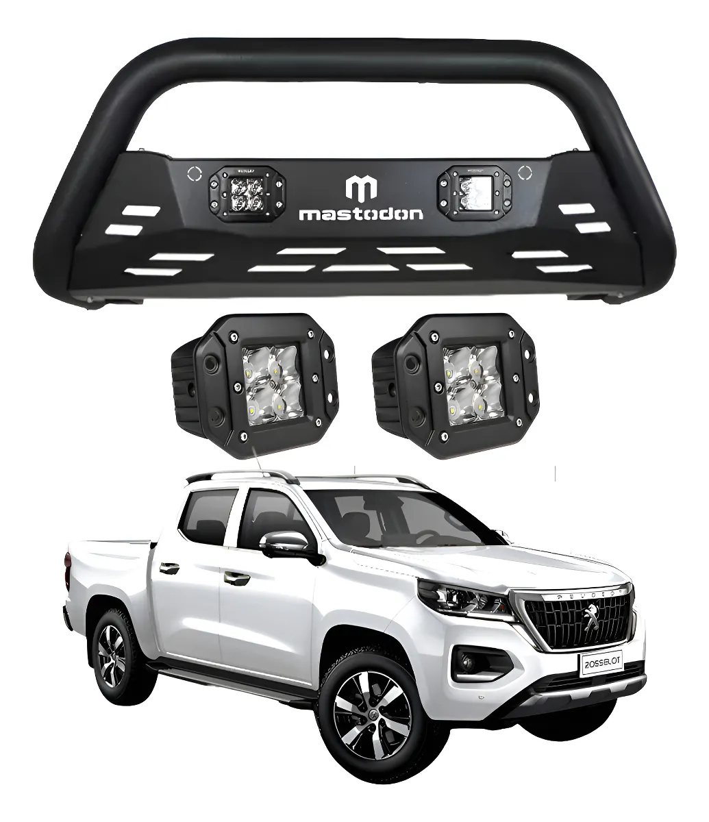 Kit Burrera Rage Peugeot Landtrek 2021 - 2022 + 2 Luces Led - Image 1