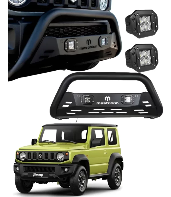 Kit Burrera Rage Para Suzuki Jimny 2021 - 2024 + 2 Luces Led